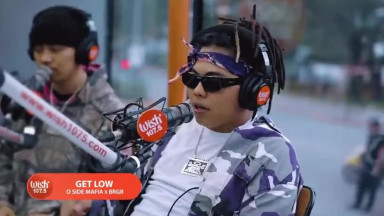 O $IDE MAFIA  x BRGR performs 'Get Low' LIVE on Wish 107 5 Bus