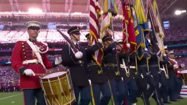 Super Bowl LVII  Chris Stapleton gives a moving rendition of the 'National Anthem'   NFL on FOX