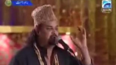 Mera koi Nahee Hai Tere Qawwali by Amjad Sabri Geo TV flv