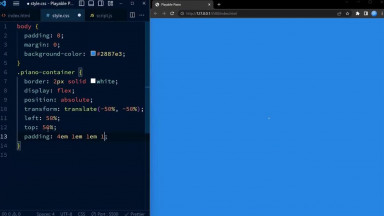 Playable Piano - HTML, CSS, Javascript Project