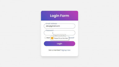 How to Create Login Form in HTML and CSS in Hindi