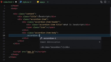 Accordion Magic - Creating an Interactive Accordion with HTML5, CSS3, and Vanilla JavaScript