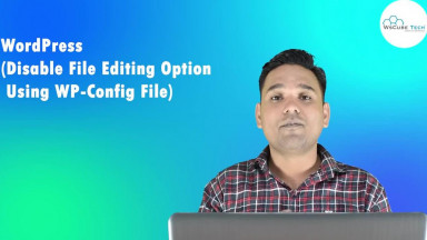 Disable File Editing Option Using WP Config File in WordPress Website - WordPress Tutorial