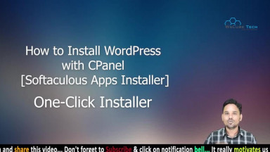 Learn How to Install WordPress in C Panel Softaculous Apps Installer - WordPress Tutorial