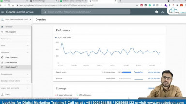Page Experience Report - Google Search Console