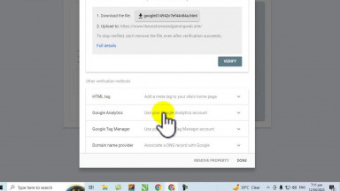 How To Verify Ownership of Blogger Website in Google Search Console