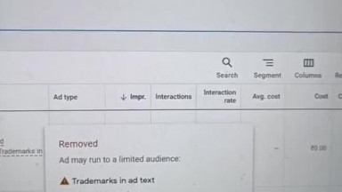 Google Ads Trademark Issue - How to Rectify the Error