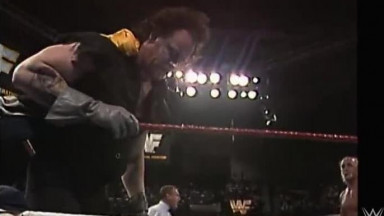Hulk Hogan vs  The Undertaker for the first time  Hulkamania 6, July 29, 1991 (480p)