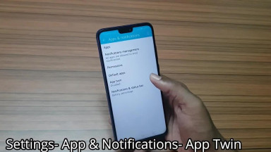 Honor 8X - How to use App Twin - Dual Apps
