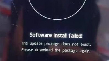 Software install fail in android mobile