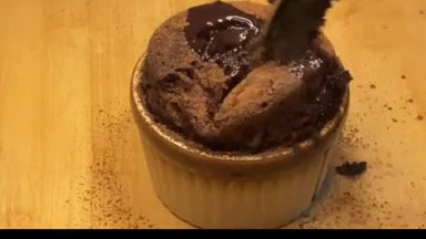 1 Minute best Chocolate lava cake in Microwave