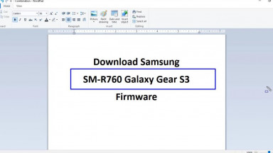 How To Download Samsung SM R760 Galaxy Gear S3 Stock Firmware Flash File - For Update Android Device