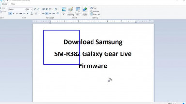 How To Download Samsung SM R382 Galaxy Gear Live Stock Firmware Flash File - For Android Device
