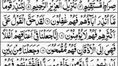 Surah Yasin (Yaseen)   By Sheikh Abdur Rahman As Sudais   Full With Arabic Text (HD)   36سورۃ یس (480p)