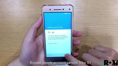 Remove Disable Bypass google account Lenovo Vibe S1 S1a40 - android 6 0 by newest method