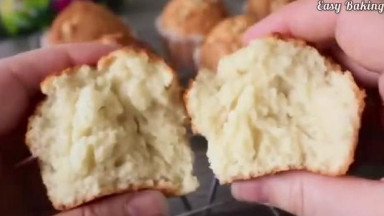 Easy plain vanilla muffin recipe  Super soft and fluffy. Easy Baking