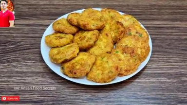World's Best Chicken &amp; Potato Cutlets Recipe By ijaz Ansari   Chicken Kabab