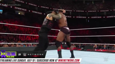 FULL MATCH   Bobby Lashley vs  Roman Reigns  Extreme Rules 2018 (480p)
