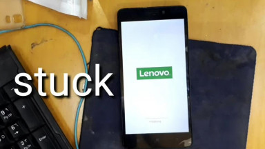 lenovo mobile stuck on initializing how can fix without PC
