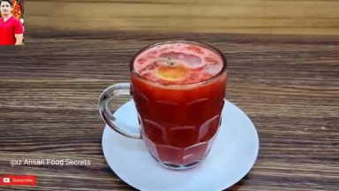 Watermelon  Juice Recipe By ijaz Ansari   Terbooz Ka Sharbat Banane Ka Tarik