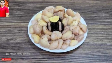 Singhara Recipe By ijaz Ansari   سنگھاڑے بنانے کا طریقہ   Water Chestnut Rec