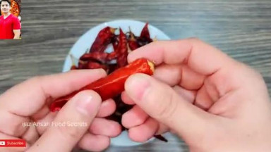 Chutney Recipe By ijaz Ansari   مونگ پھلی اور مرچ کی چٹنی بنانے کا طریقہ