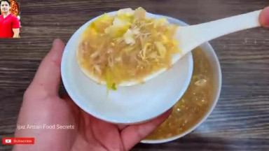 Chicken Soup Recipe By ijaz Ansari   Restaurant Style Chicken Soup Recipe