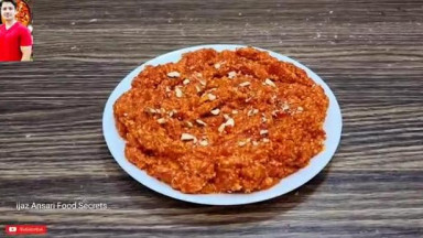 Gajar Ka Halwa Recipe By ijaz Ansari   گاجر کا حلوہ بنانے کا آسان طریقہ   Ea