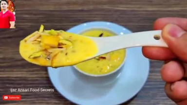 Mango Dessert Recipe By ijaz Ansari   Easy Desserts Recipe