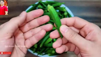 Achari Bhindi Recipe By ijaz Ansari   Chatpatti Bhindi Recipe   Lady Finger